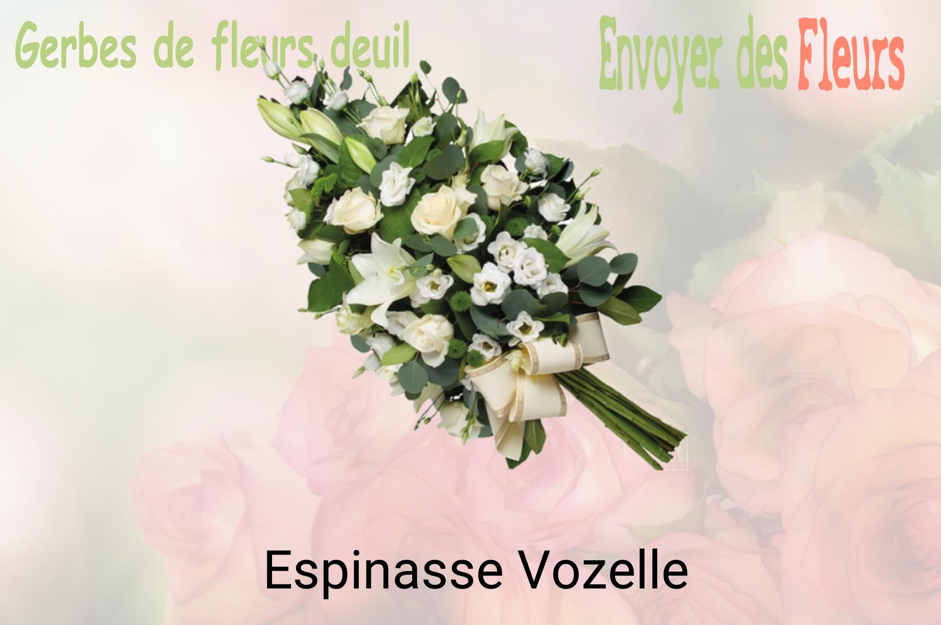 Gerbe de fleurs de deuil livrée à Espinasse-Vozelle